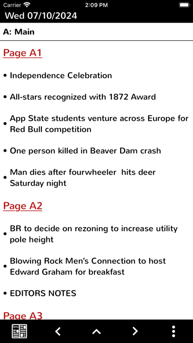 Watauga Democrat Screenshot