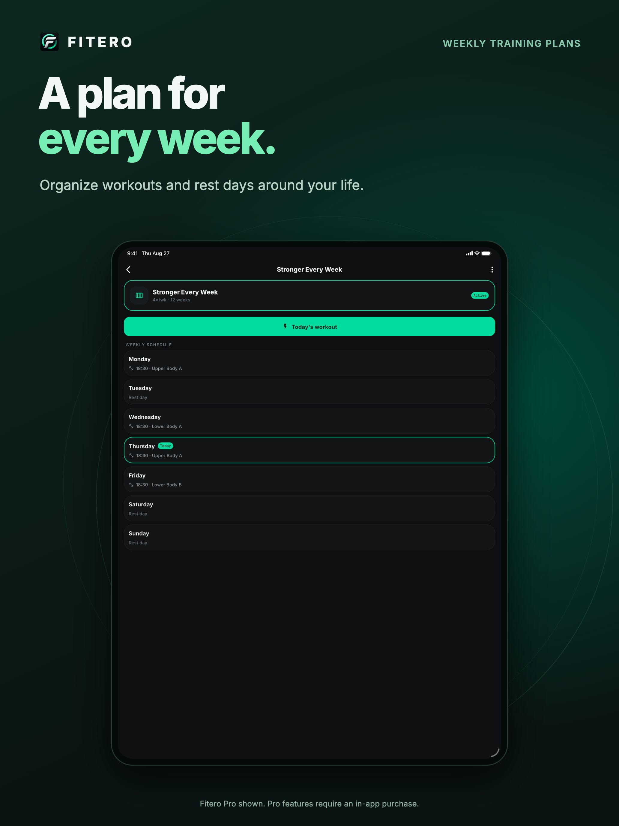 Fitero: Gym Workout Tracker screenshot 16