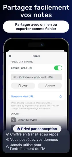 Capture d'écran de Voicetree: Dictée & Notes sur iPhone 5