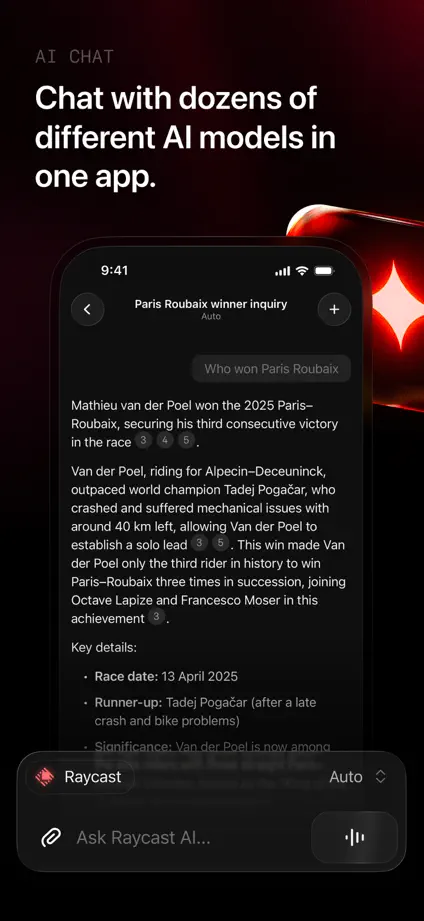Raycast, App Store screenshot 1