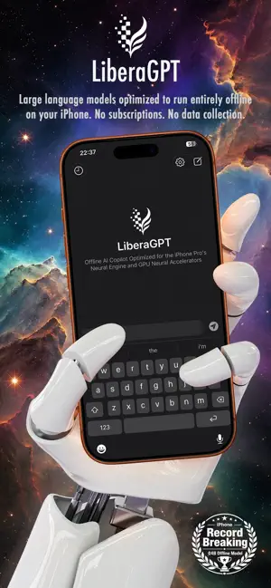 LiberaGPT Offline Privacy AI screenshot 1