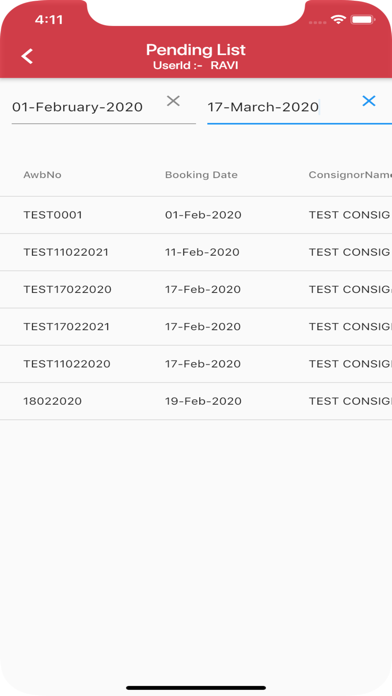 Express Parcel Screenshot