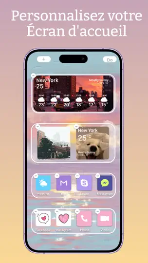 Capture d'écran de Themes: Widget, Fond D'écran sur iPhone 6