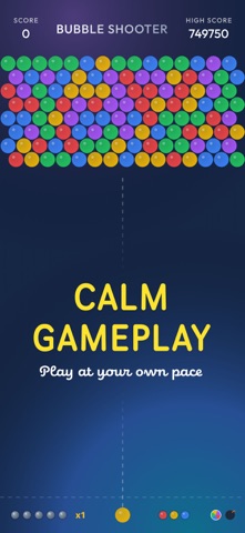 Bubble Shooter: Non-Stop Game iPhone screenshot