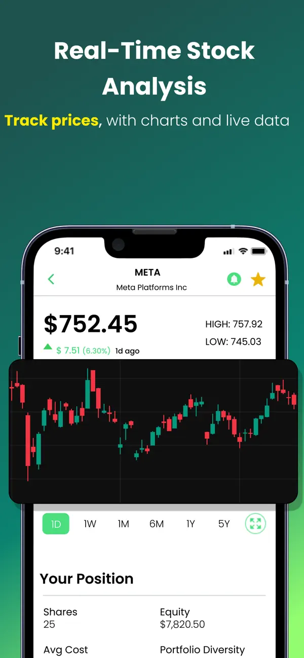 Screenshot #2 pour Stock Market Simulator