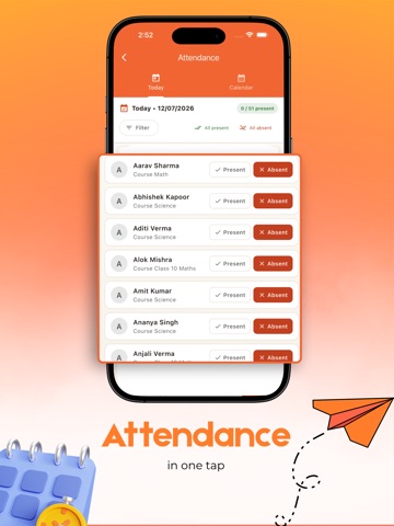 Institute School Management iPad screenshot