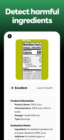 AI Gluten Free Scanner iPhone screenshot