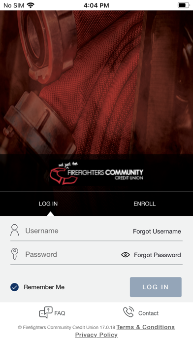 FFCCU Credit Card Screenshot