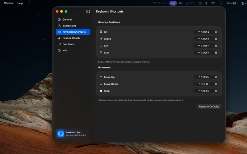 DeskShift: Standing Desk screenshot