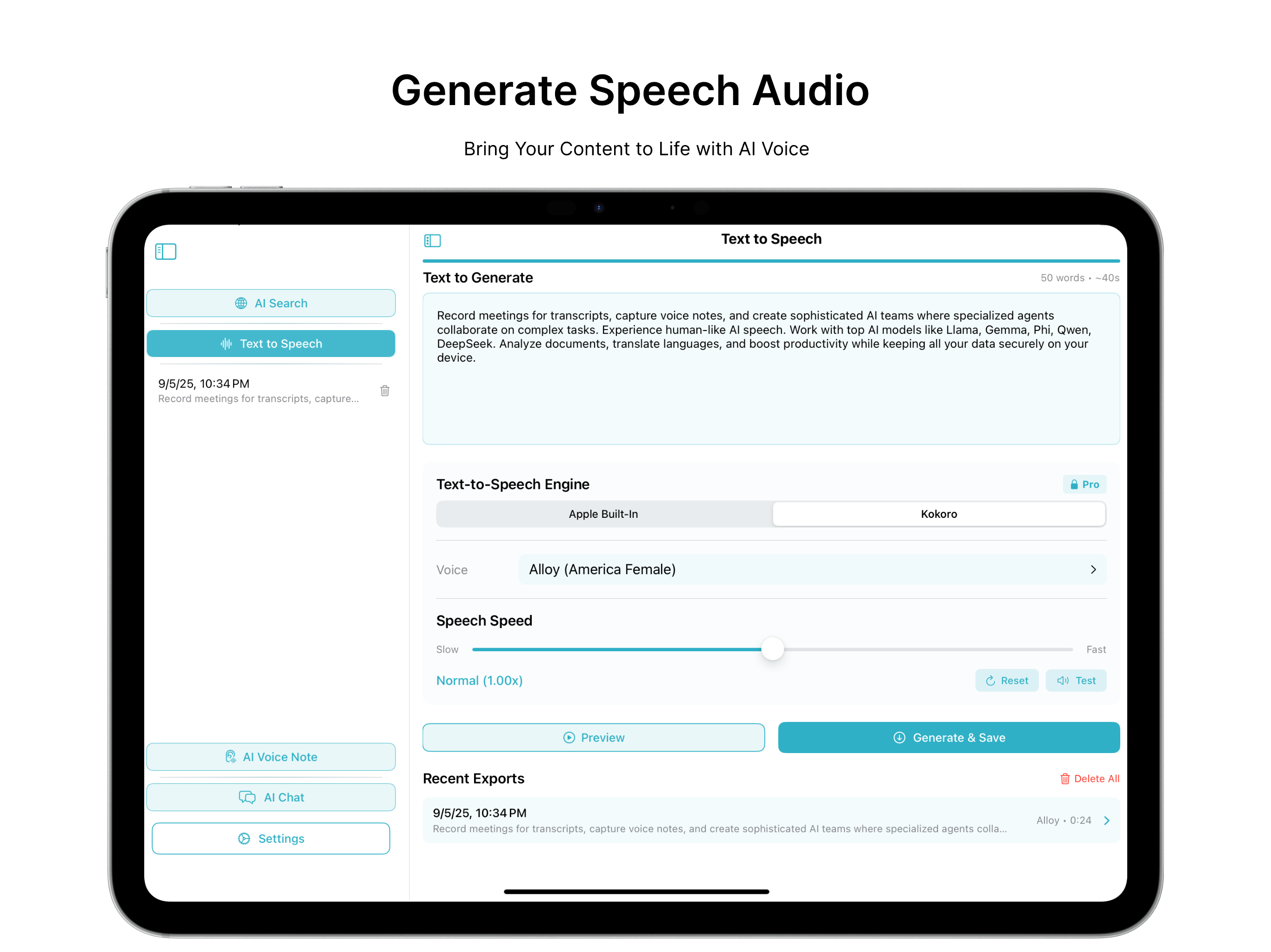 On-Device AI: Private Suite screenshot 16