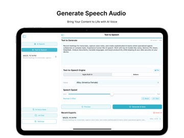 On-Device AI: Private Suite iPad screenshot