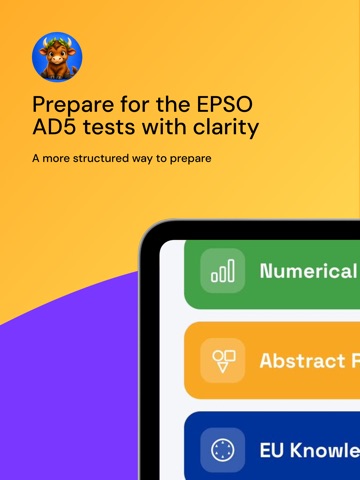 EPSO AD5 Prep: SHL & Verify iPad screenshot