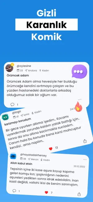 İtirafım: Anonim İtiraf screenshot 1