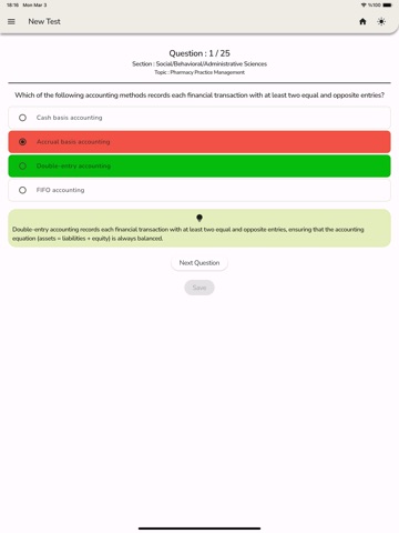 Pharmacist Licensure Test iPad screenshot