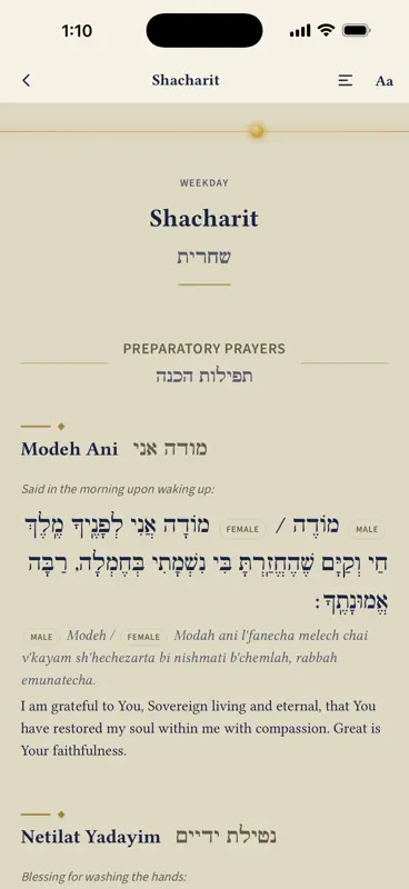 Siddur Or Zarua screenshot 2 of 6