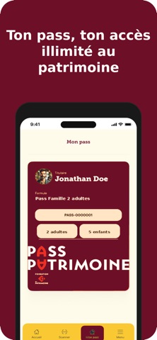Pass Patrimoine iPhone screenshot 1