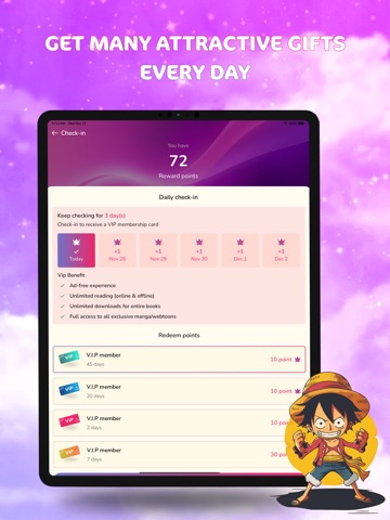 Manga Webtoon: Endless Stories iPad screenshot