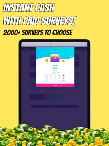 Earn Rewards with Survey Panda iPad screenshot
