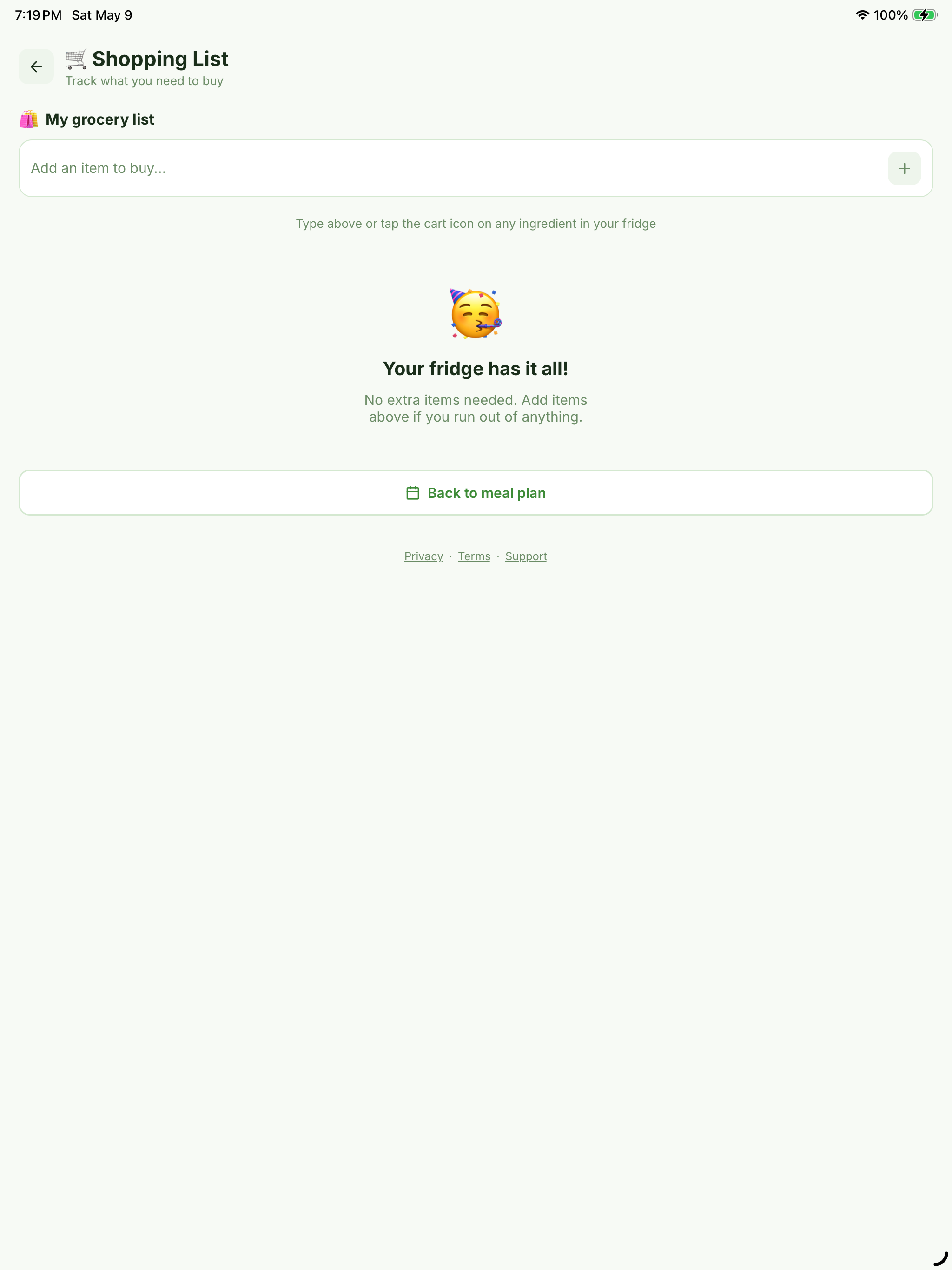 Kaukau: Smart Meal Planner