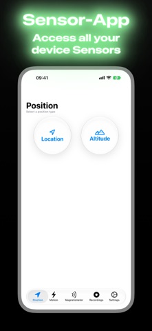 Sensor-App app screenshot