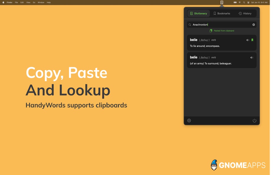 #5. HandyWords: Vocabulary Builder (macOS) 由: Sreehari Sreekantan Nair