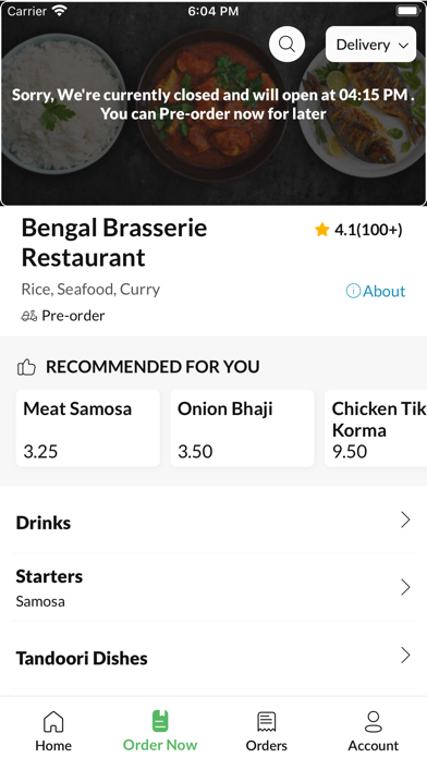 Bengal Brasserie Restaurant Screenshot