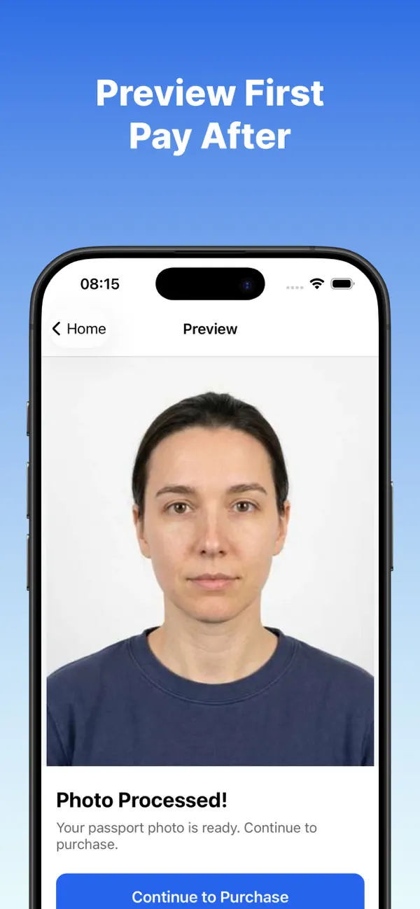Screenshot #3 pour Easy Passport Photo