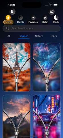 Zipper Lock Screen & Wallpaper Screenshot 2 of 3