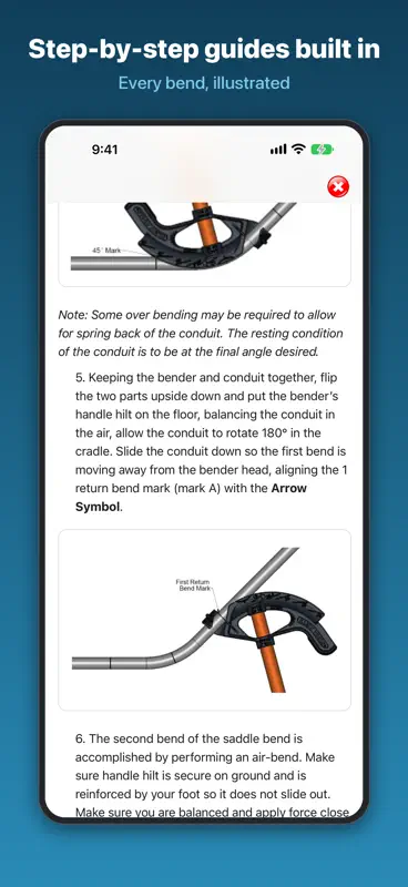 Conduit Bender Elite - Calc screenshot 7 of 9