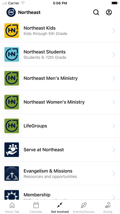 Houston Northeast Church Screenshot