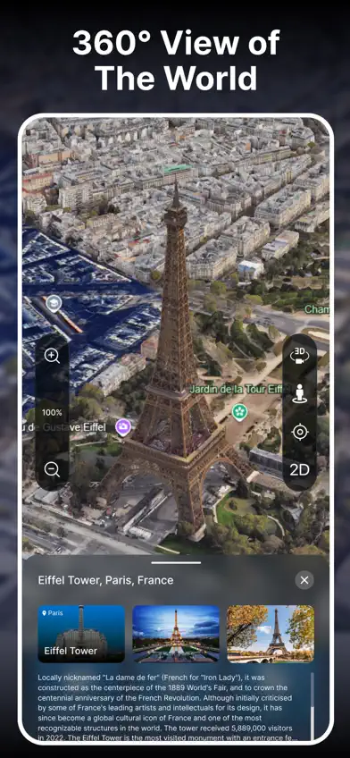 3D Earth Map Street View screenshot 2