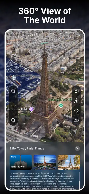 3D Earth Map Street View screenshot 2 of 7