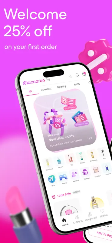 Maccaron skincare shopping screenshot 1 of 7