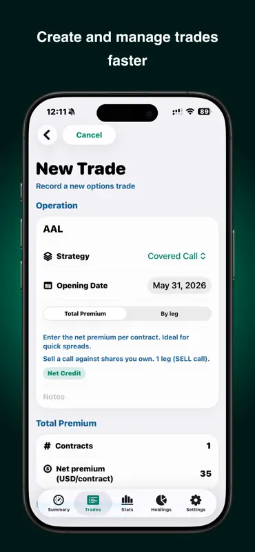 My Option Journal screenshot 3 of 6