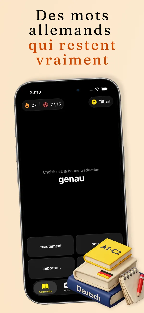 Screenshot #1 pour Der Die Das Vocabulaire