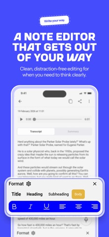 Notely Voice: AI Voice to Text Screenshot 3 of 8