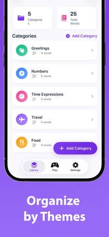 MemLingo: Vocabulary Builder iPhone screenshot