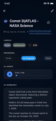 LinkCue screenshot