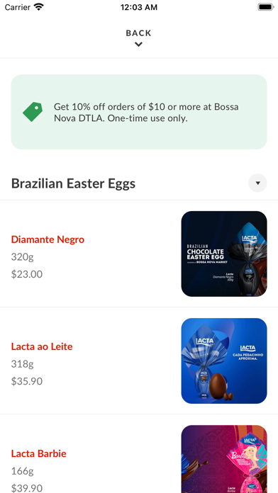 Bossa Nova Brazilian Cuisine Screenshot