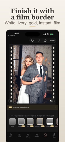 Wedding Film - Photo Filters iPhone screenshot