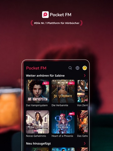 Pocket FM: Hörbücher App Store preview screenshot 9