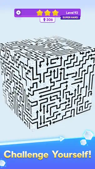 Screenshot von CubeAway - 3DPuzzle auf dem iPhone 5