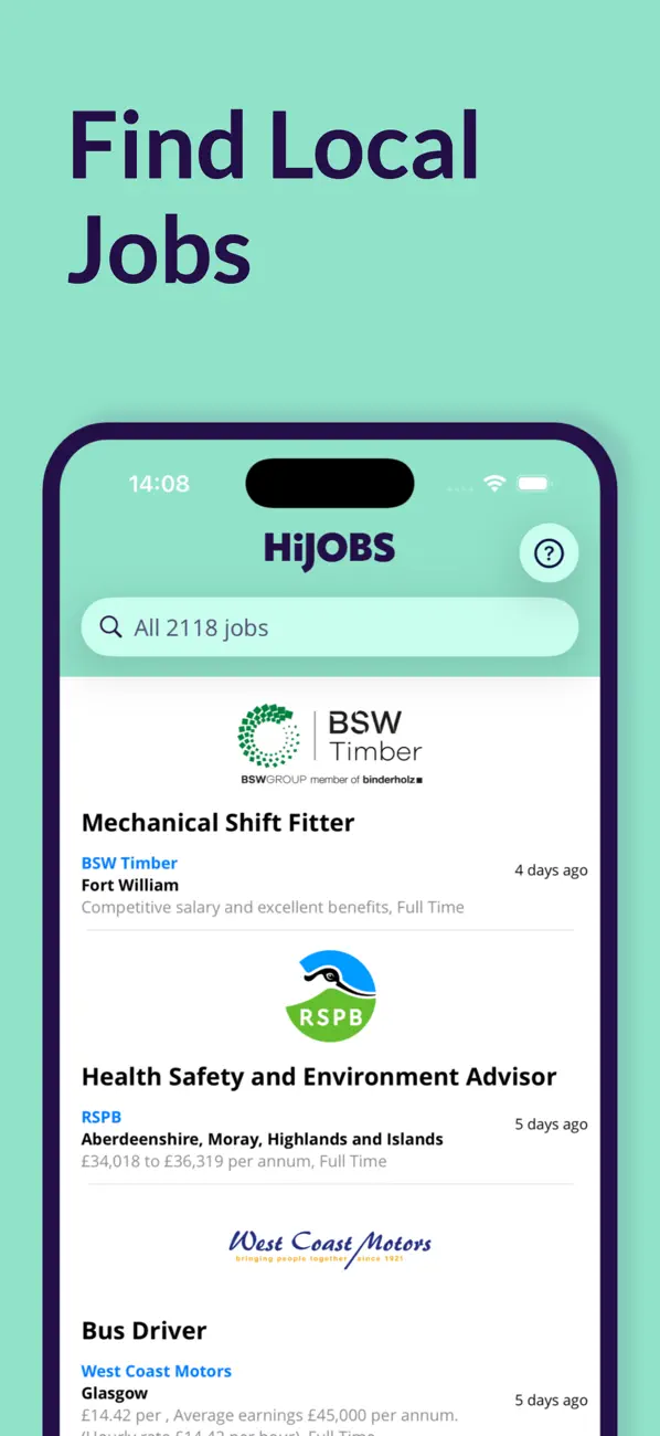 Screenshot #1 pour HiJOBS