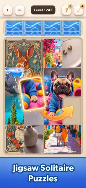JigDrop - Solitaire Art Puzzle screenshot 1