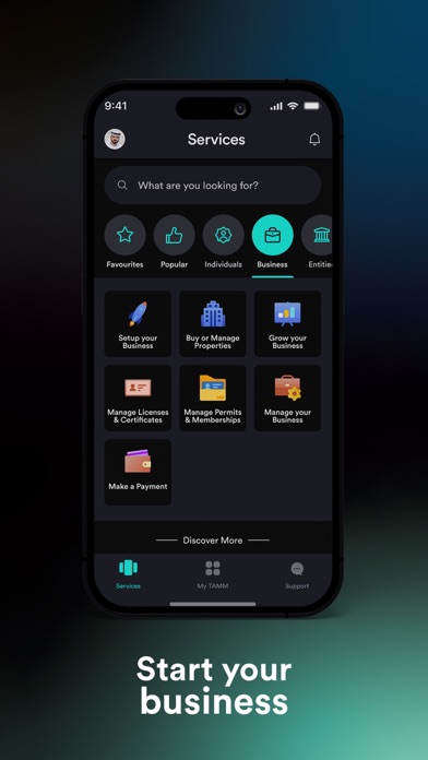 TAMM - Abu Dhabi Government Screenshot