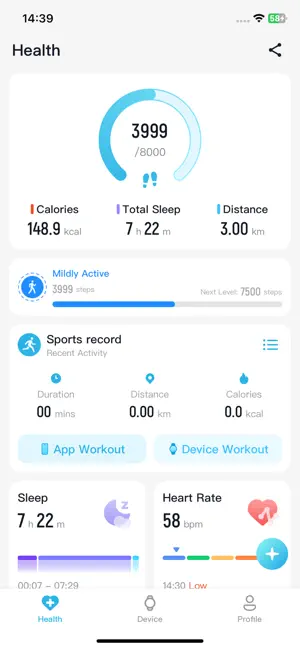 WatchMe Fit screenshot 1