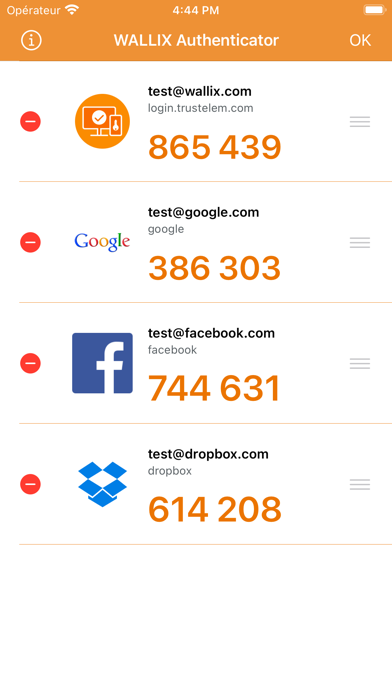 Screenshot #3 pour WALLIX Authenticator