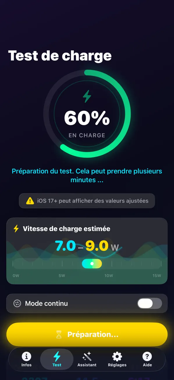 Screenshot #1 pour Amperes 4 : Info Batterie
