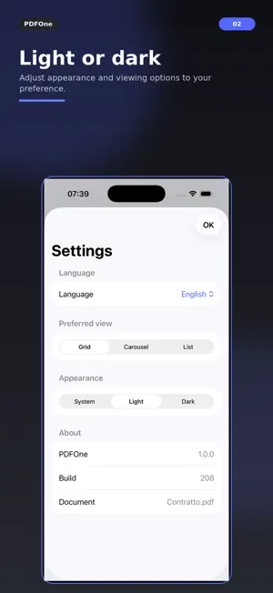 PDFOne screenshot 2