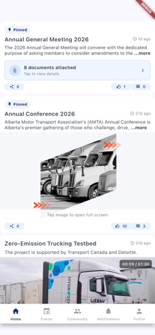 AMTAconnects screenshot